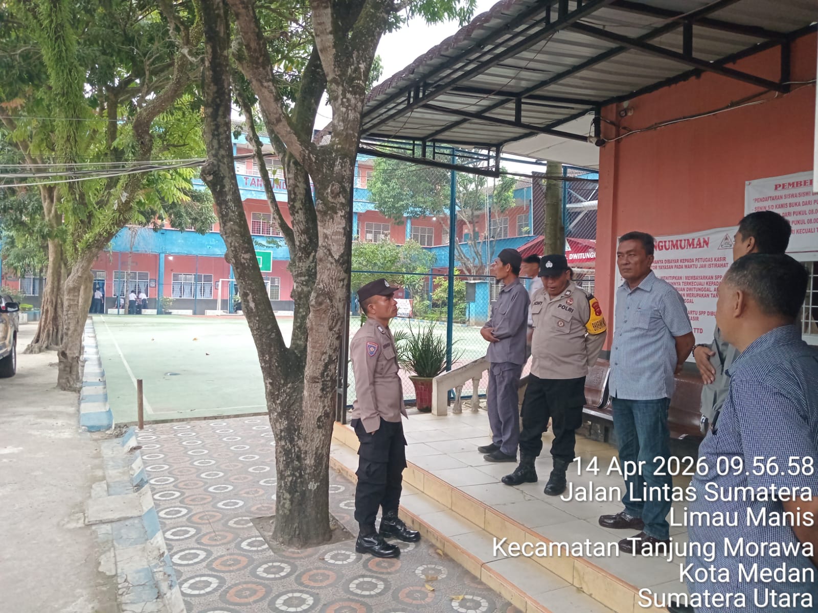 Polsek Tanjung Morawa Patroli Cegah Tawuran Konvoi Kelulusan SMA dan SMK