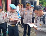 Kunker Divpropam Polri dan Slog Polri Di Polresta Deli Serdang Sekaligus Periksa Senjata Personil
