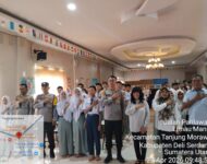 Polsek Tanjung Morawa Sosialisasi Penyalagunaan Narkoba Kepada Pelajar Yayasan Pendidikan Nur Azizi