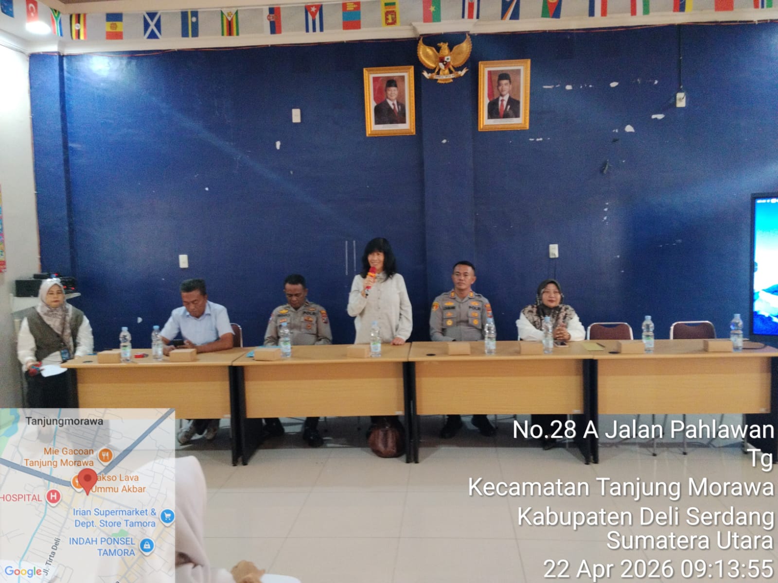 Polsek Tanjung Morawa Sosialisasi Penyalagunaan Narkoba Kepada Pelajar Yayasan Pendidikan Nur Azizi