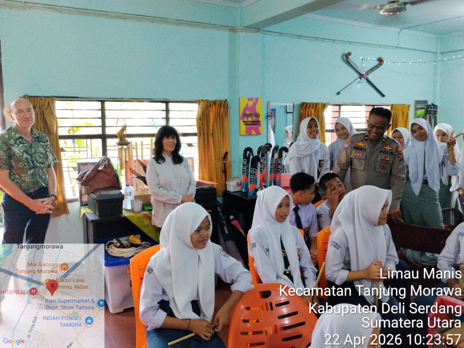 Polsek Tanjung Morawa Sosialisasi Penyalagunaan Narkoba Kepada Pelajar Yayasan Pendidikan Nur Azizi