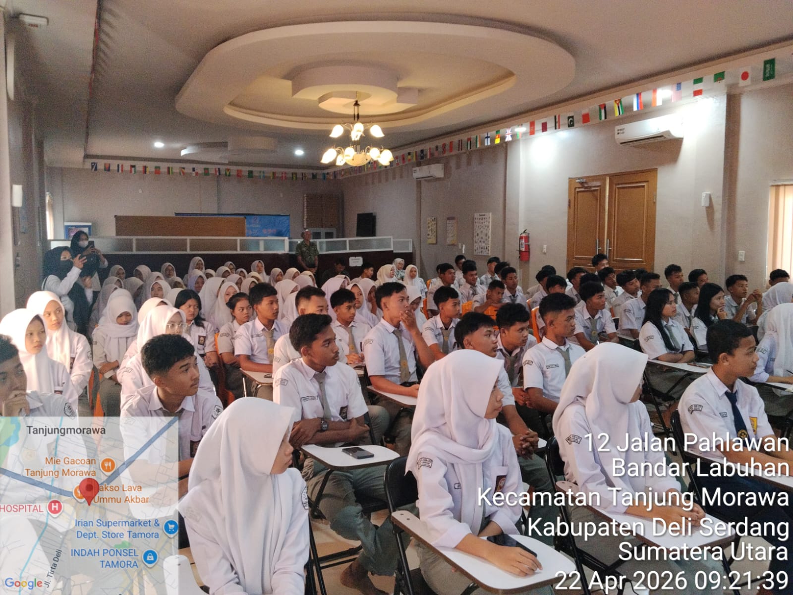 Polsek Tanjung Morawa Sosialisasi Penyalagunaan Narkoba Kepada Pelajar Yayasan Pendidikan Nur Azizi