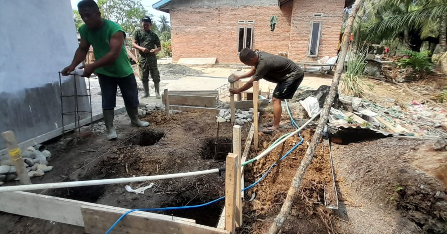 TMMD 128 Gebang, Pembuatan 5 Sumur Bor, dan Peningkatan Jalan 1500 M Terus Dikebut Satgas