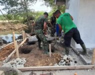 TMMD 128 Gebang, Pembuatan 5 Sumur Bor, dan Peningkatan Jalan 1500 M Terus Dikebut Satgas