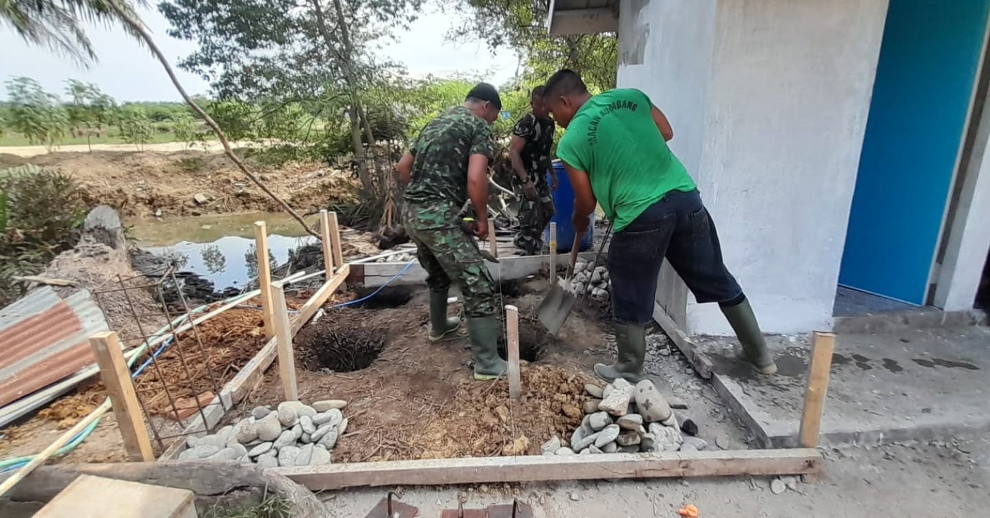 TMMD 128 Gebang, Pembuatan 5 Sumur Bor, dan Peningkatan Jalan 1500 M Terus Dikebut Satgas