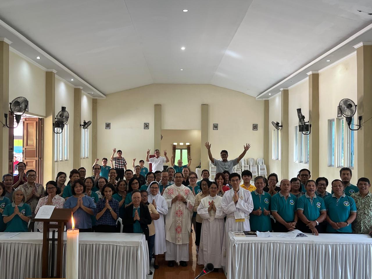 Perkuat Pengabdian, Petugas Liturgi Gereja St Yoseph Palembang Ikuti Rekoleksi