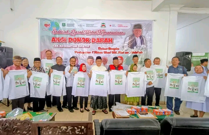 Wujud Toleransi, PWNU Sumsel dan Keuskupan Agung Palembang Gelar Aksi "Sedekah Darah"