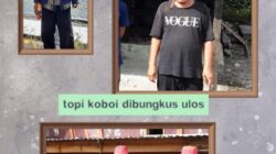 PT Simarmata Wendeilyna Ulos membuat Topi Koboi Dibungkus Ulos Untuk Pinompar Opung Tongam Sitanggang