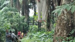 Polres Ogan Ilir Melalui Polsek Indralaya Respon Cepat Temuan Warga Gantung Diri di Desa Lorok