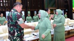Jelang HUT ke-80 Persit KCK, Kasad Terima Ketum Persit dan Para Kader Berprestasi