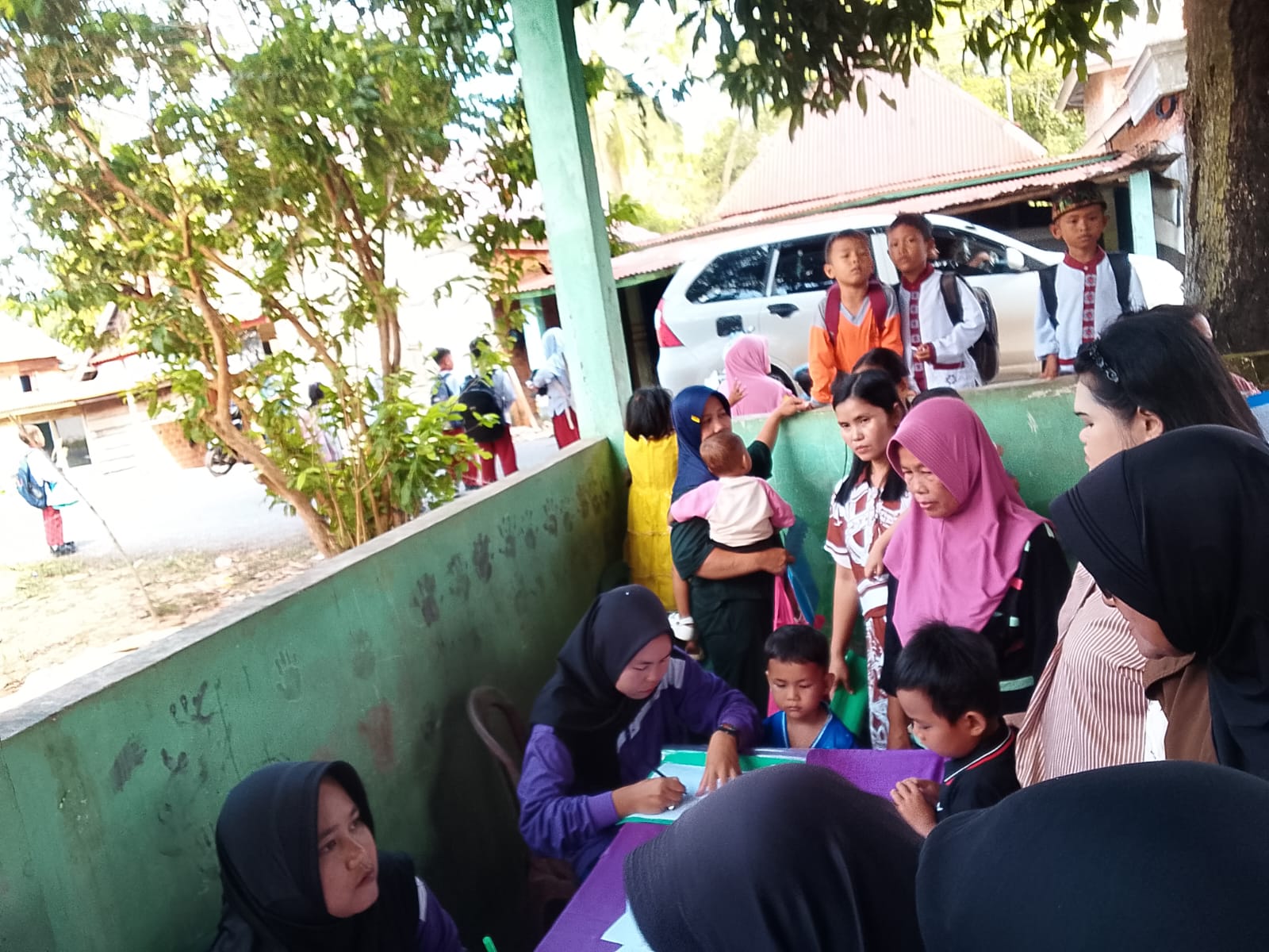 Pemdes Sukarami Gelar Pelayanan Posyandu Cegah Stunting & Pantau Kesehatan Warga