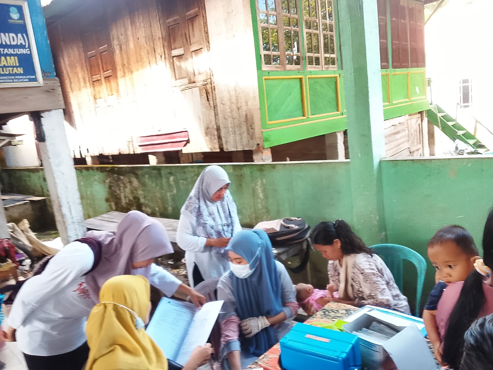 Pemdes Sukarami Gelar Pelayanan Posyandu Cegah Stunting & Pantau Kesehatan Warga