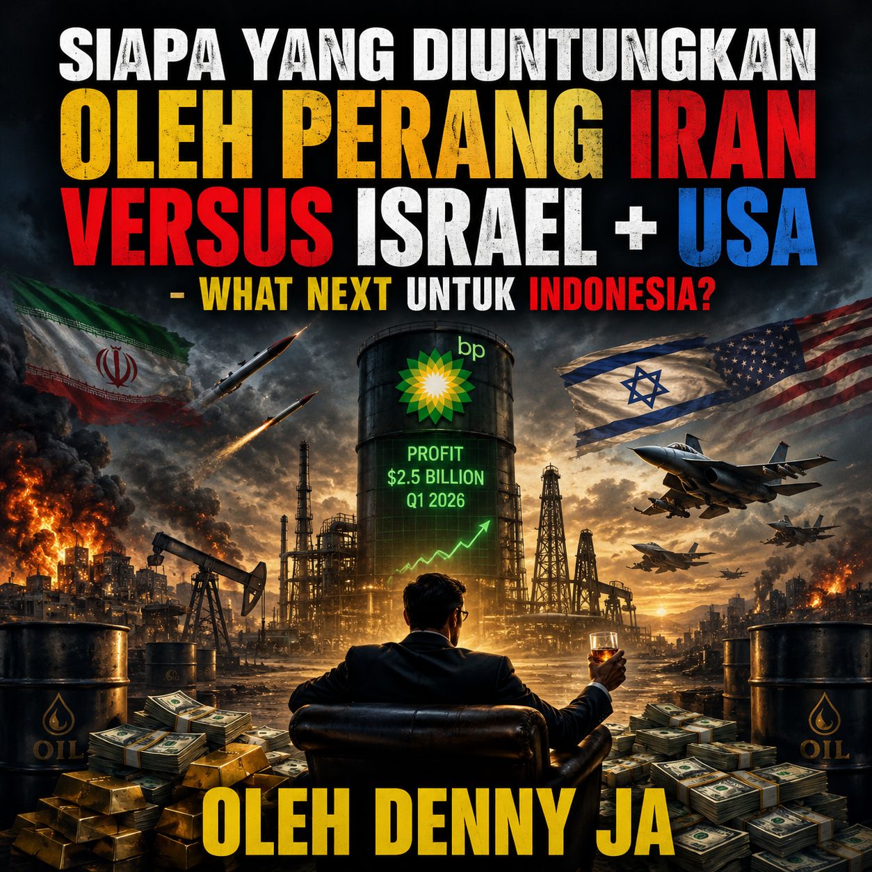 SIAPA YANG DIUNTUNGKAN OLEH PERANG IRAN VERSUS ISRAEL + USA - What Next Untuk Indonesia?
