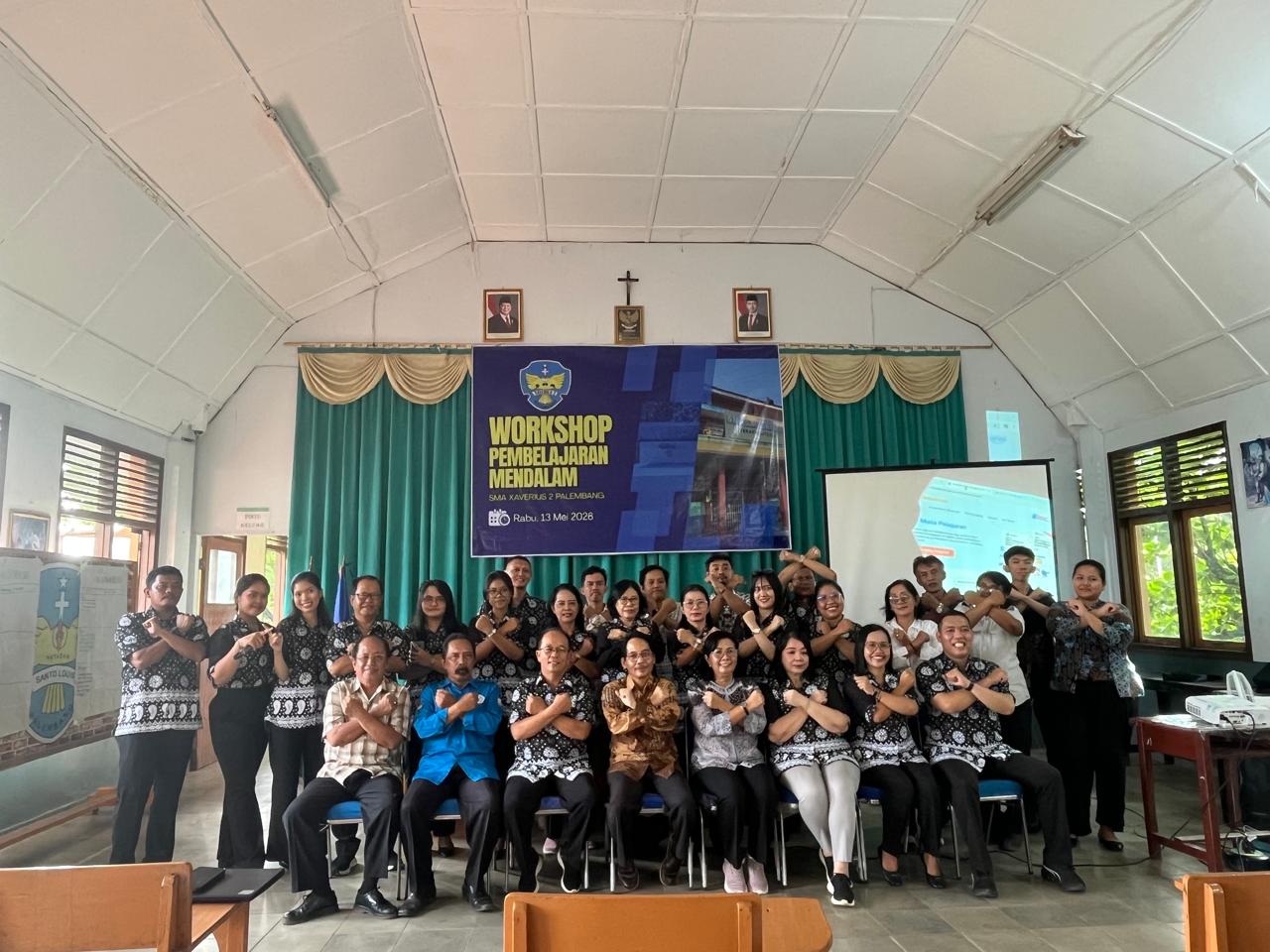 Tingkatkan Kualitas Kurikulum Merdeka, Yayasan Santo Louis Gelar Workshop Pembelajaran Mendalam bagi Guru SMP St Louis dan SMA Xaverius 2 Palembang