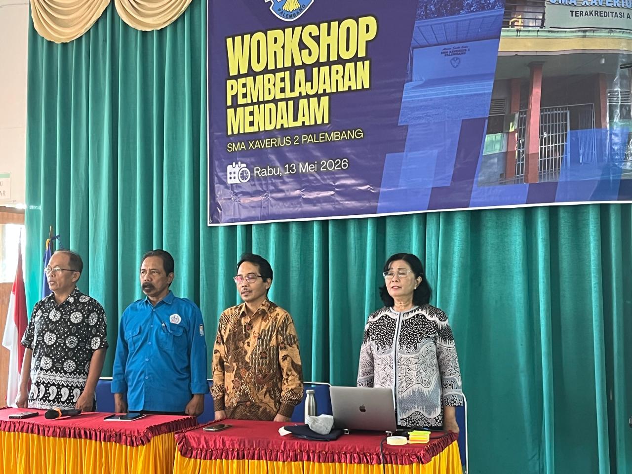 Tingkatkan Kualitas Kurikulum Merdeka, Yayasan Santo Louis Gelar Workshop Pembelajaran Mendalam bagi Guru SMP St Louis dan SMA Xaverius 2 Palembang