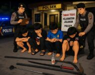 4 Remaja Diduga Mau Tawuran, Diamankan Polisi