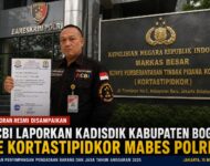 Kadisdik Bogor KCBI Resmi Dilaporkan ke Kortastipidkor Mabes Polri