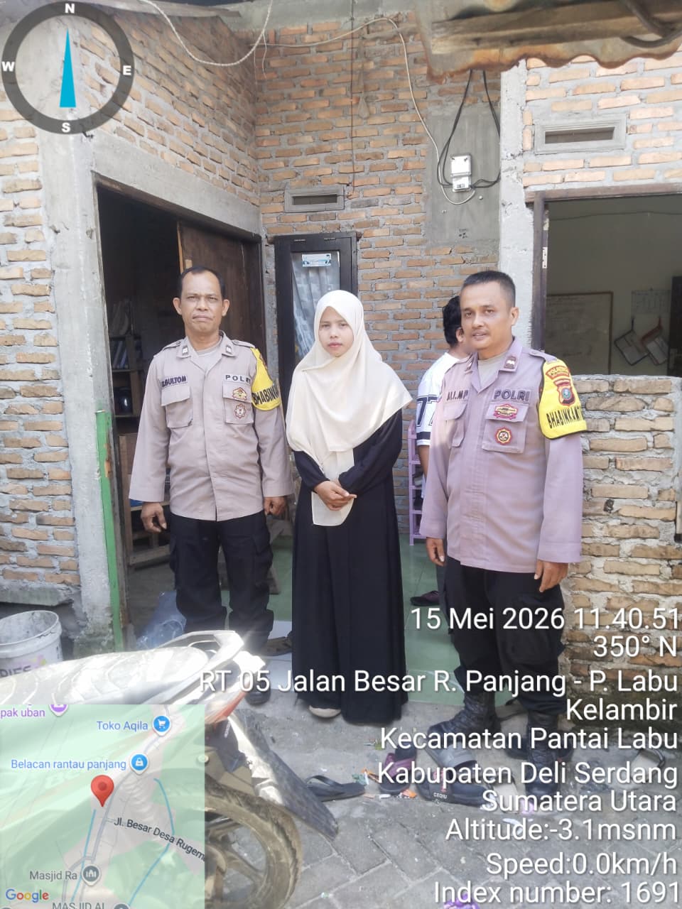 Polsek Pantai Labu Patroli di Daerah Rawan Narkoba