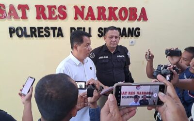 Kasat Res Narkoba Polresta Deli Serdang Paparkan Kronologi Pengungkapan Penanaman Ganja di Tanjung Morawa