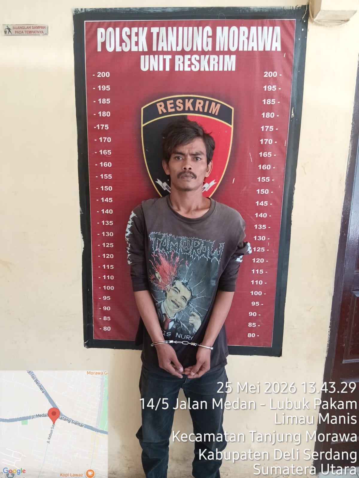 Maling Terekam CTTV, Diringkus Polisi