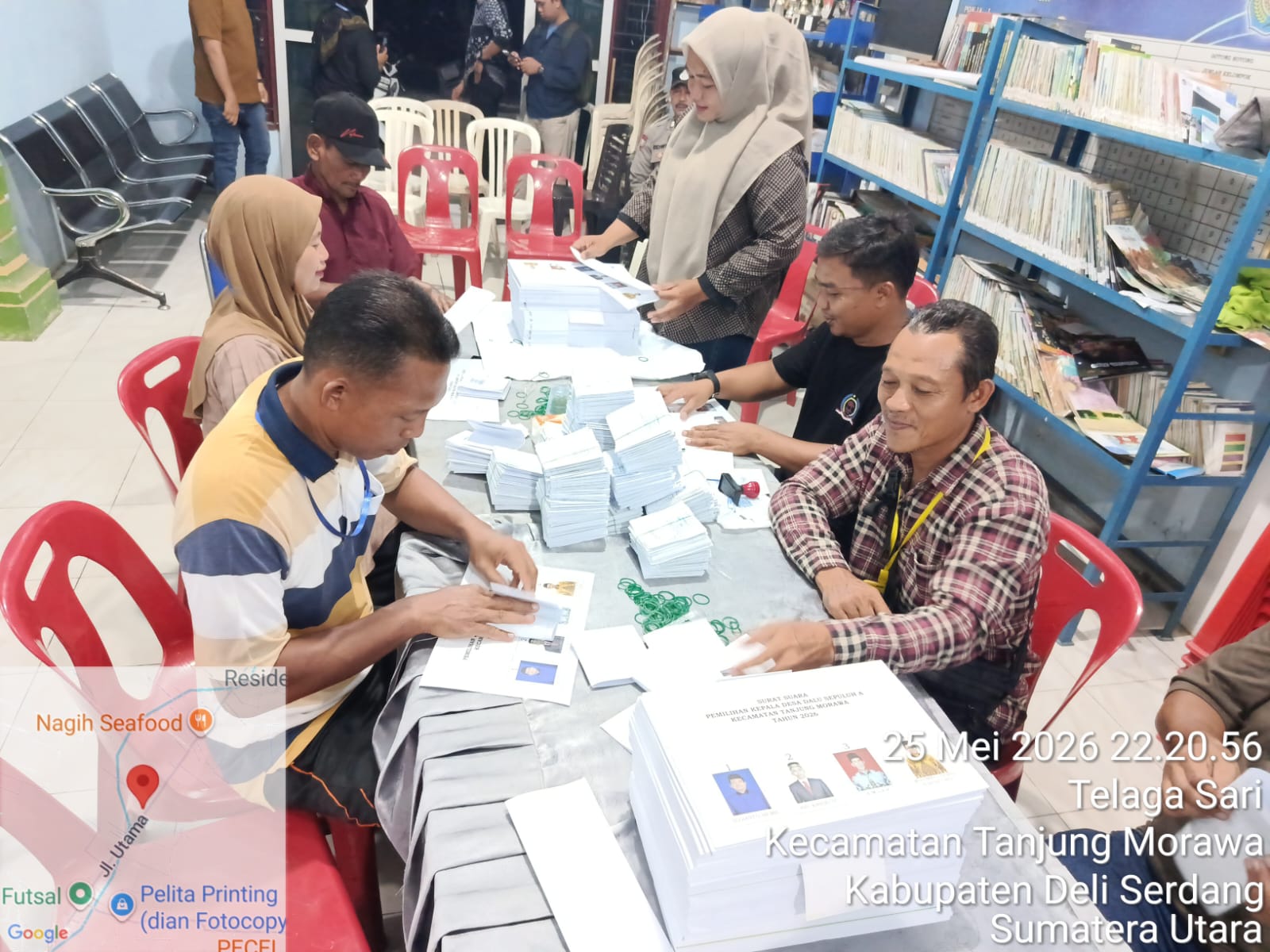 Polsek Tanjung Morawa Kawal Pelipatan Kertas Suara Pilkades Polsek Tanjung Morawa Kawal Pelipatan Kertas Suara Pilkades