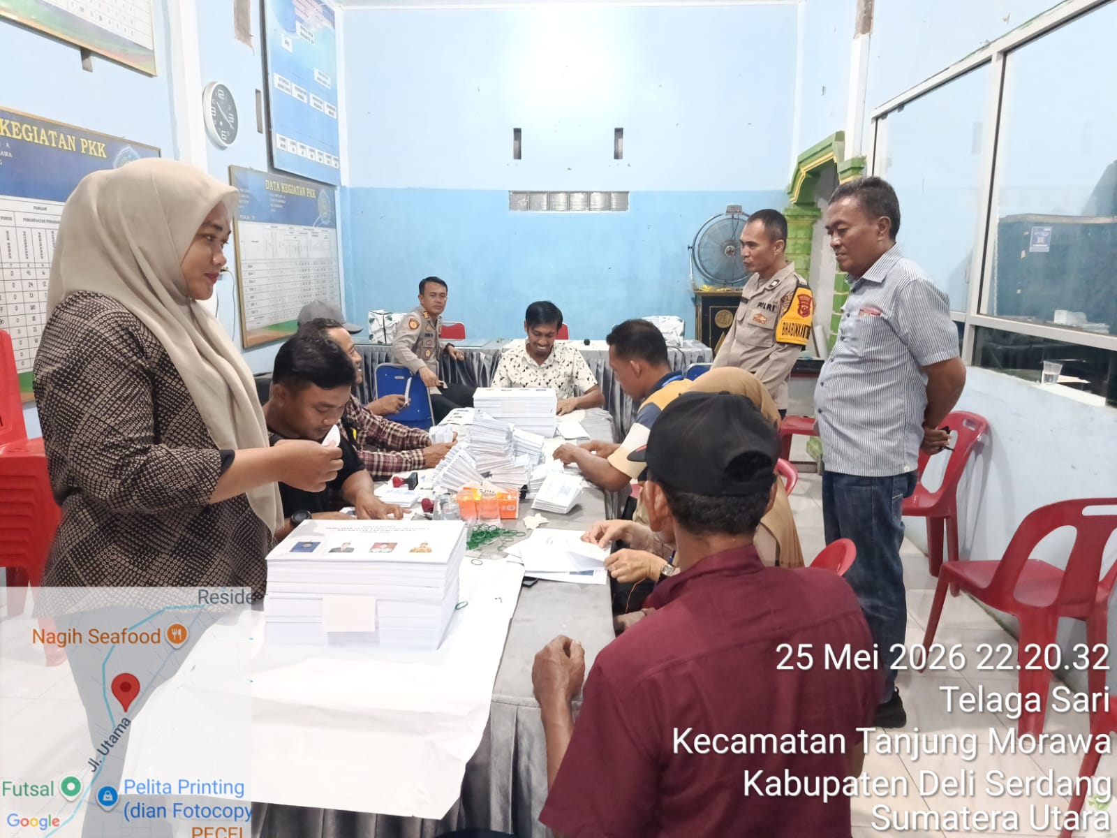 Polsek Tanjung Morawa Kawal Pelipatan Kertas Suara Pilkades Polsek Tanjung Morawa Kawal Pelipatan Kertas Suara Pilkades