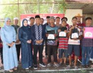 POLRES OGAN ILIR GELAR PEMOTONGAN 7 EKOR SAPI QURBAN, WUJUD KEPEDULIAN DAN KEBERSAMAAN DENGAN MASYARAKAT