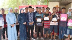 POLRES OGAN ILIR GELAR PEMOTONGAN 7 EKOR SAPI QURBAN, WUJUD KEPEDULIAN DAN KEBERSAMAAN DENGAN MASYARAKAT