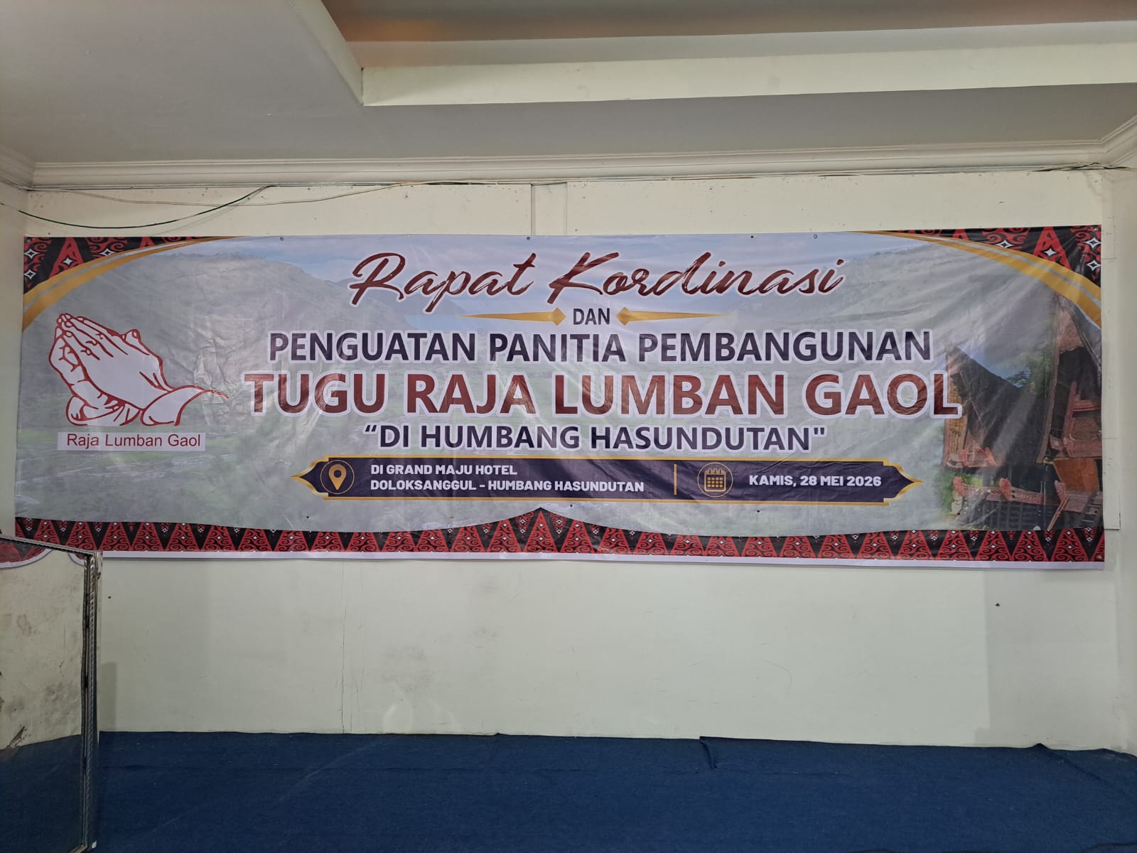 Bupati Humbahas Apresiasi Rencana Pembangunan Tugu Si Raja Lumban Gaol Bupati Humbahas Apresiasi Rencana Pembangunan Tugu Si Raja Lumban Gaol