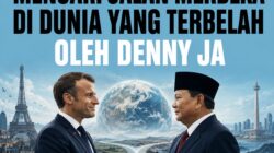 MACRON DAN PRABOWO MENCARI JALAN MERDEKA DI DUNIA YANG TERBELAH