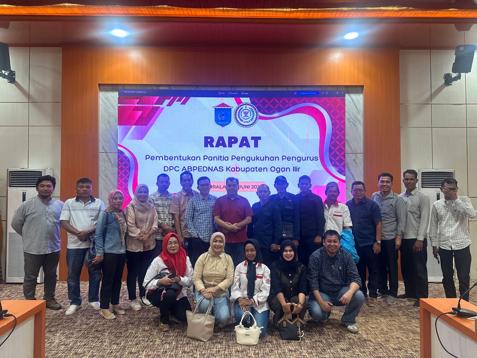 DPC ABPEDNAS Kabupaten Ogan Ilir Mengadakan Rapat Pembentukan Panitia Pelantikan Ketua Dan Pengurus DPC ABPEDNAS Kabupaten Ogan Ilir Mengadakan Rapat Pembentukan Panitia Pelantikan Ketua Dan Pengurus