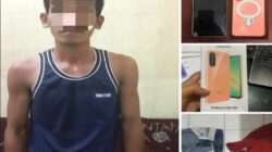 POLSEK TANJUNG RAJA TANGKAP PELAKU PENCURIAN DENGAN KEKERASAN, BARANG BUKTI BERHASIL DIAMANKAN