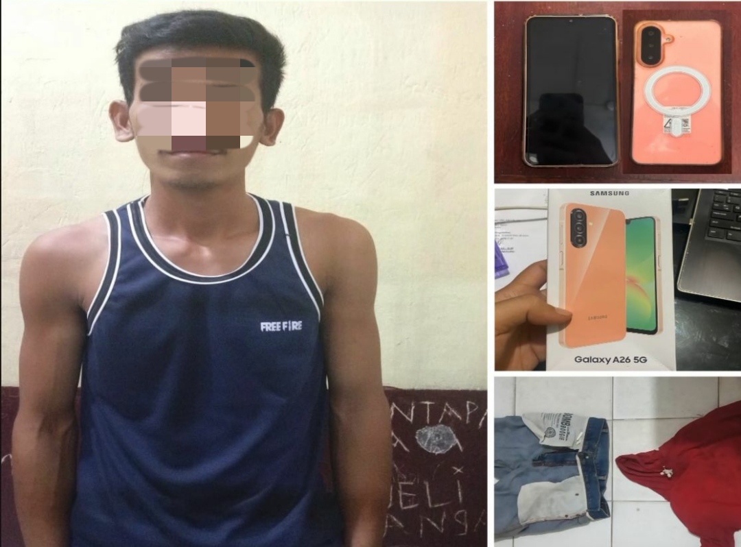 POLSEK TANJUNG RAJA TANGKAP PELAKU PENCURIAN DENGAN KEKERASAN, BARANG BUKTI BERHASIL DIAMANKAN POLSEK TANJUNG RAJA TANGKAP PELAKU PENCURIAN DENGAN KEKERASAN, BARANG BUKTI BERHASIL DIAMANKAN