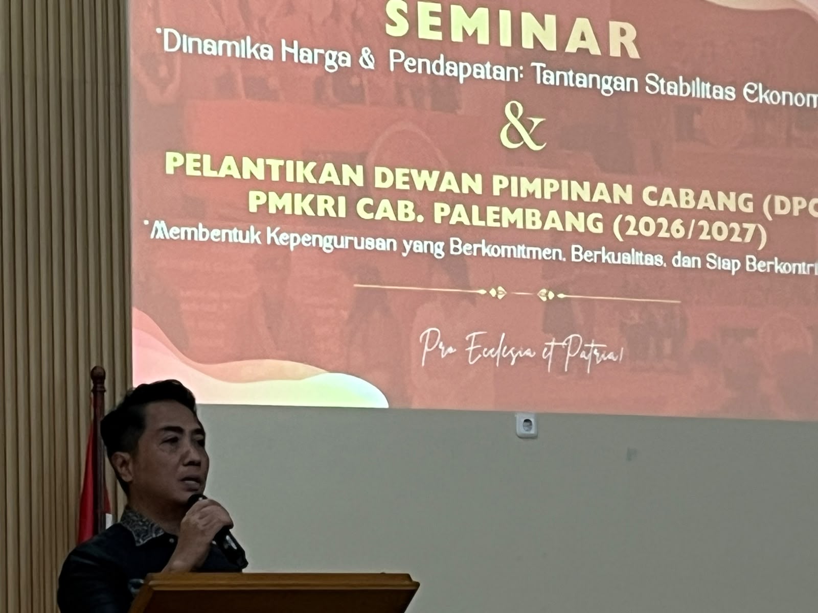 Gelar Suksesi Kepemimpinan, PMKRI Palembang Teguhkan Komitmen Kerasulan Awam Melalui Seminar Stabilitas Ekonomi Gelar Suksesi Kepemimpinan, PMKRI Palembang Teguhkan Komitmen Kerasulan Awam Melalui Seminar Stabilitas Ekonomi