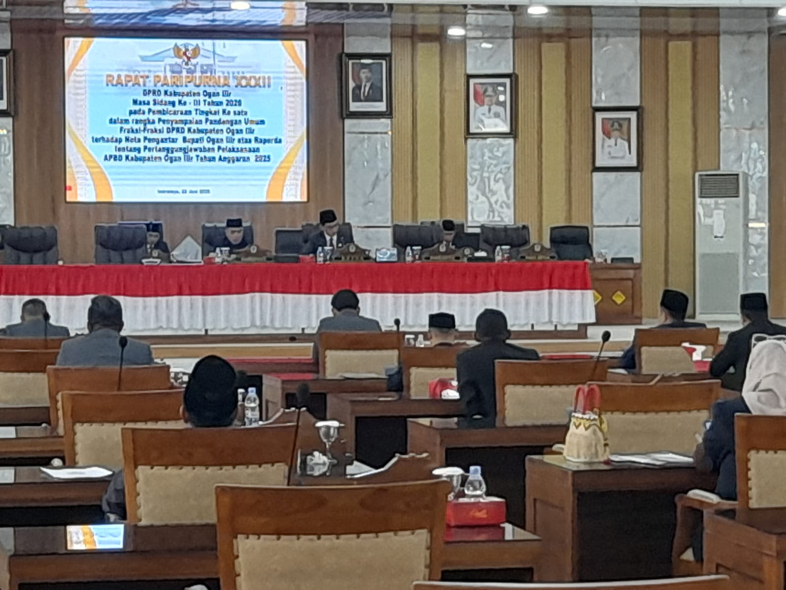 DPRD Ogan Ilir Gelar Rapat Paripurna XXX II Masa Sidang III Tahun 2026