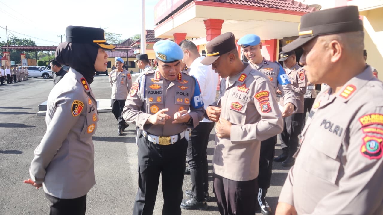 Bid Propam Polda Sumut Laksanakan Gaktibplin di Polresta Deli Serdang, Perkuat Disiplin dan Profesionalisme Personel