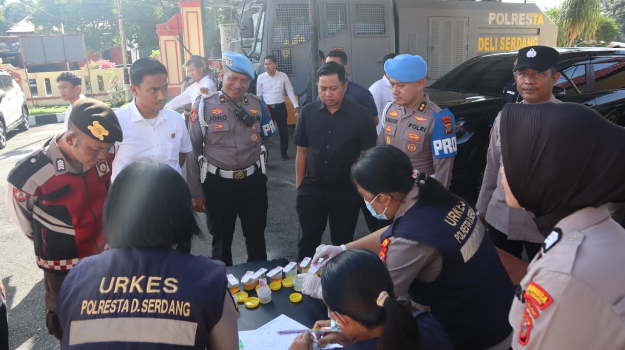 Bid Propam Polda Sumut Laksanakan Gaktibplin di Polresta Deli Serdang, Perkuat Disiplin dan Profesionalisme Personel
