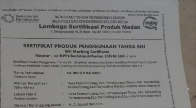 2 Pemilik AMDK di Madina Jelaskan Soal Izin Produksi Perusahaan Mereka