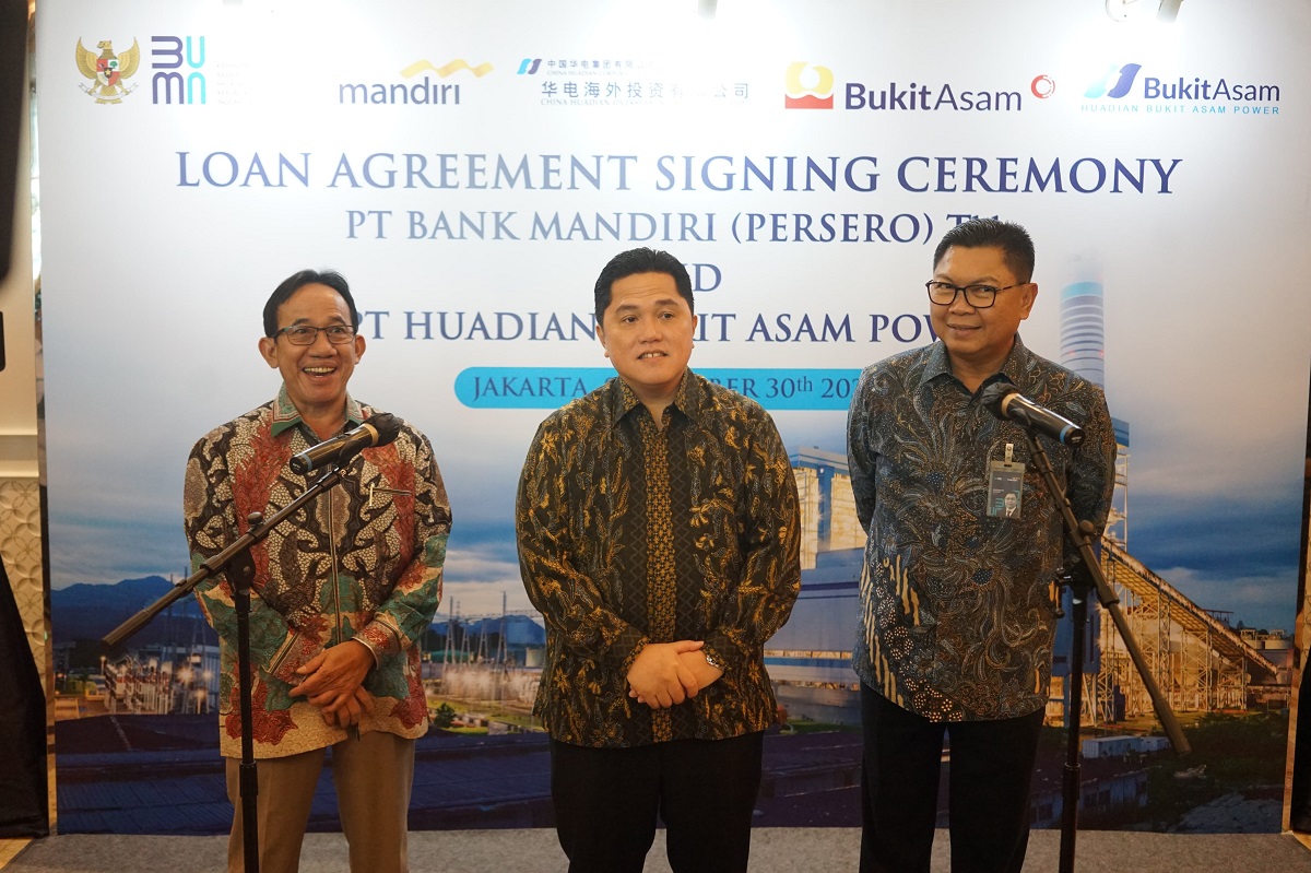 Arahan Erick Thohir Usai PTBA Kantongi Fasilitas Kredit Rp19,24 Triliun dari Bank Mandiri