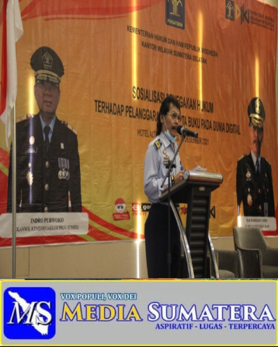 Sosialisasi Tentang Penegakan Hukum Terhadap Pelanggaran Hak Cipta Buku, Kemenkumham Sumsel Ajak Masyarakat Tingkatkan Kesadaran KI