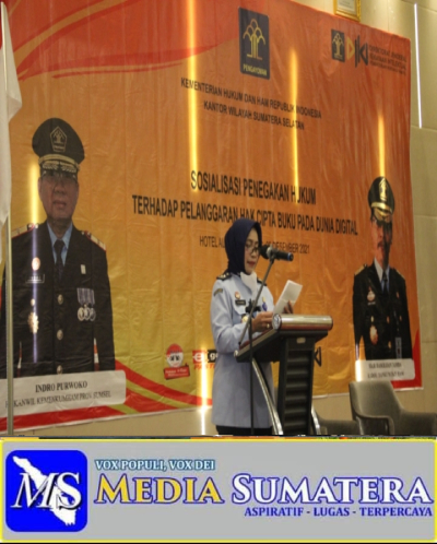 Sosialisasi Tentang Penegakan Hukum Terhadap Pelanggaran Hak Cipta Buku, Kemenkumham Sumsel Ajak Masyarakat Tingkatkan Kesadaran KI