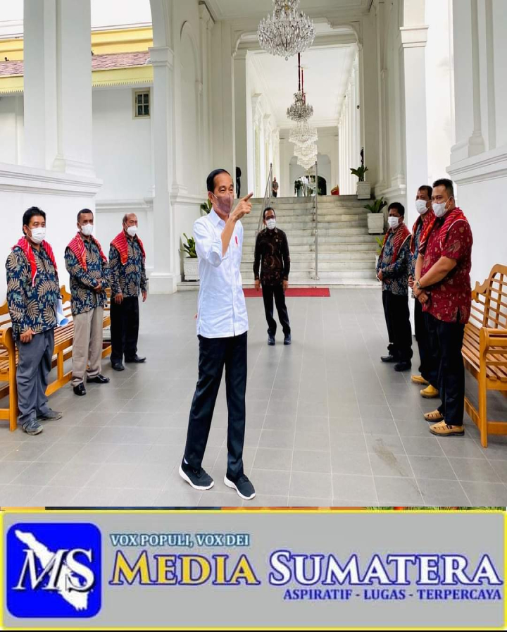 Presiden Jokowi Terima Perwakilan Warga Liang Melas Datas di Istana
