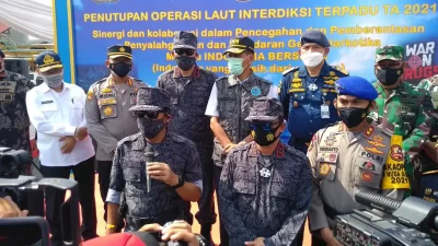 Dalam 2 Pekan Operasi di Laut, BNN Gagalkan Penyelundupan 122 Kg Sabu