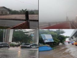 Palembang Diguyur Hujan, Sejumlah Kawasan Mulai Tergenang