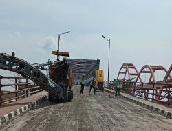 Segera Rampung, Progres Perbaikan Jembatan Musi II dan Jembatan Keramasan Palembang