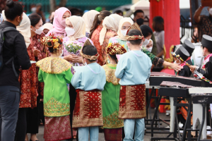Buena Berharap Setelah Ketemu Ibu Negara Anak-anak Semakin Maju dan Berprestasi Mengejar Cita-cita