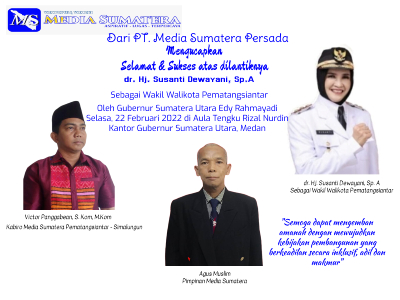 SAH Gubernur Sumatera Utara (Gubsu) Edy Rahmayadi Melantik Wakil Walikota dr. Hj. Susanti Dewayani, Sp. A