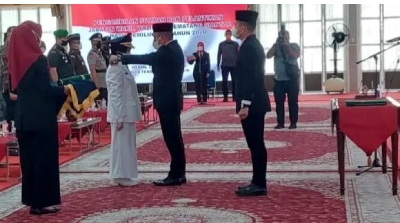 SAH Gubernur Sumatera Utara (Gubsu) Edy Rahmayadi Melantik Wakil Walikota dr. Hj. Susanti Dewayani, Sp. A