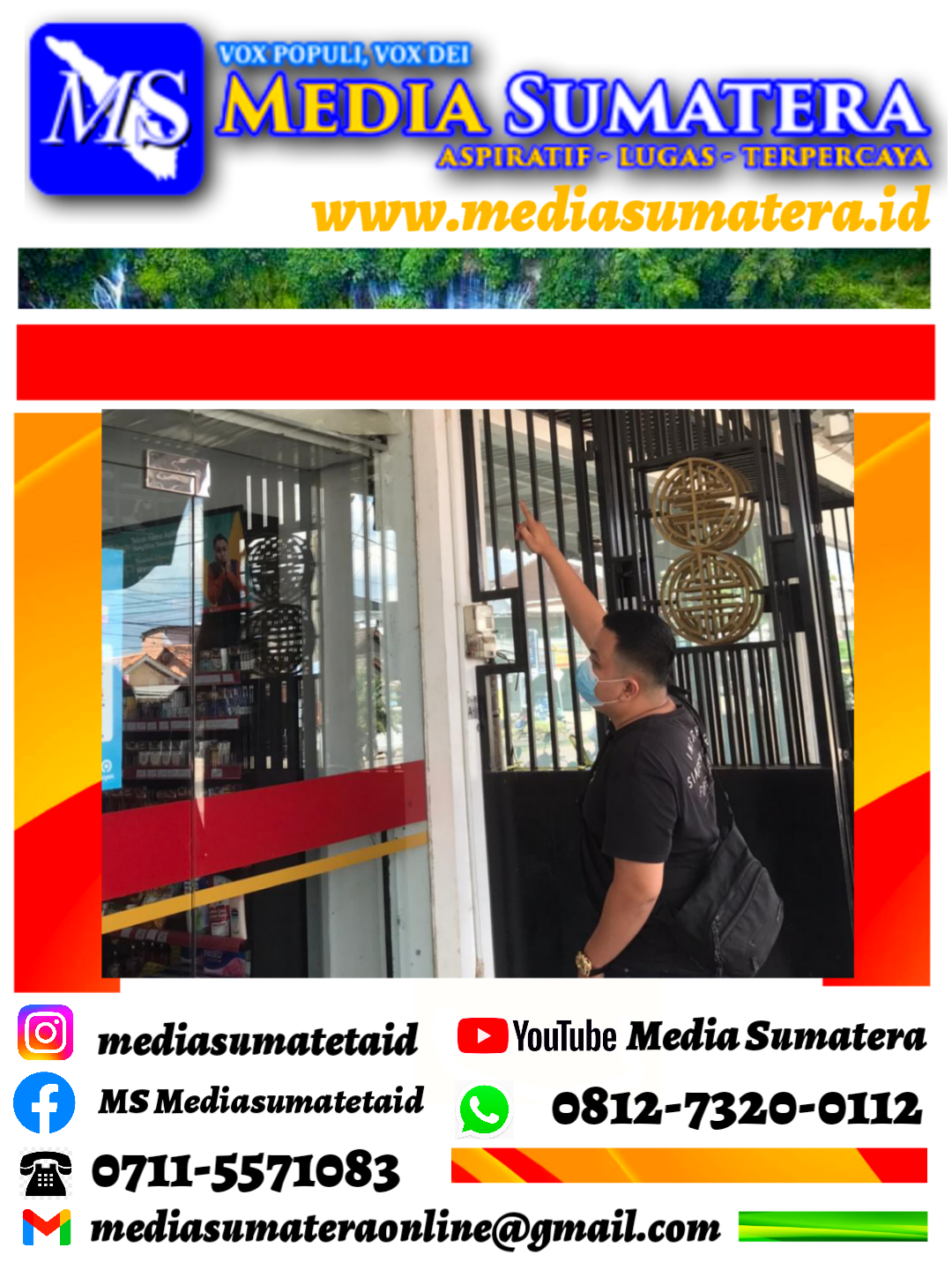 Terjadi Lagi Di Palembang Motor Raib Saat Belanja di Alfamart