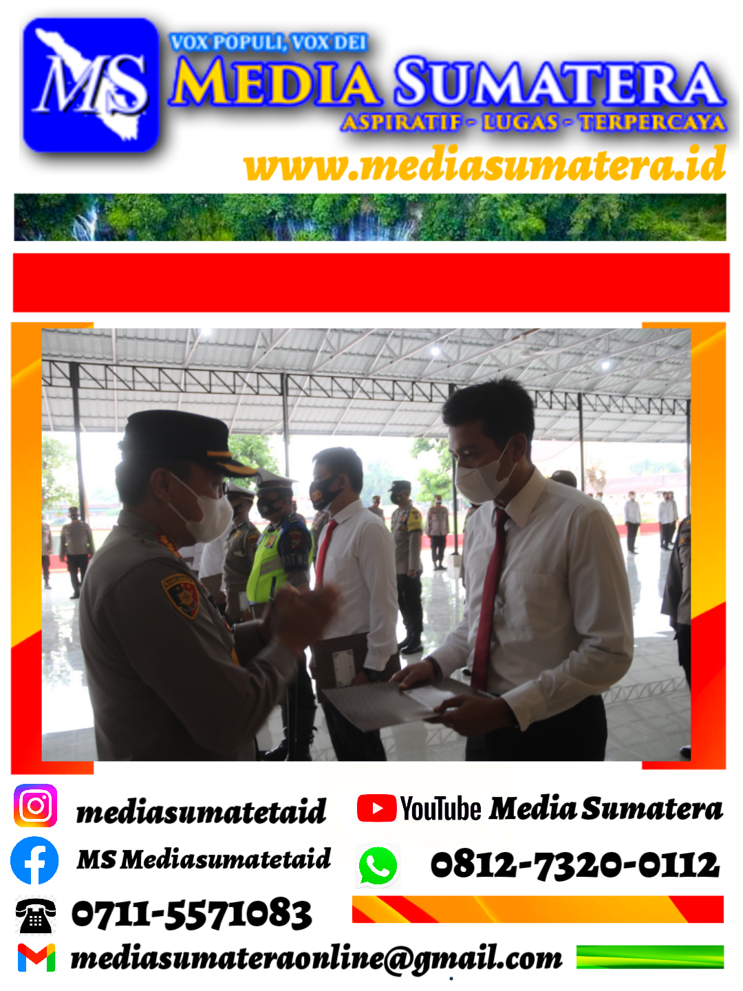 Kapolresta Deli Serdang Anugerahkan Reward Kepada 31 Personil Polresta Deli Serdang Yang Berprestasi